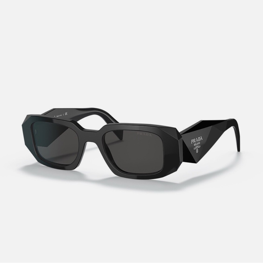 Prada PR 17WS 1AB5S0 Black Sunglasses